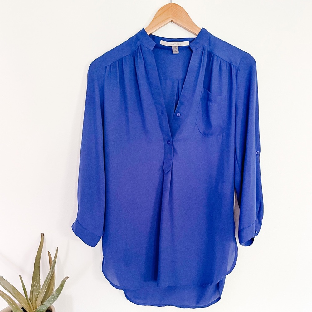 41 HAWTHORNE blouse 3/4 sleeve